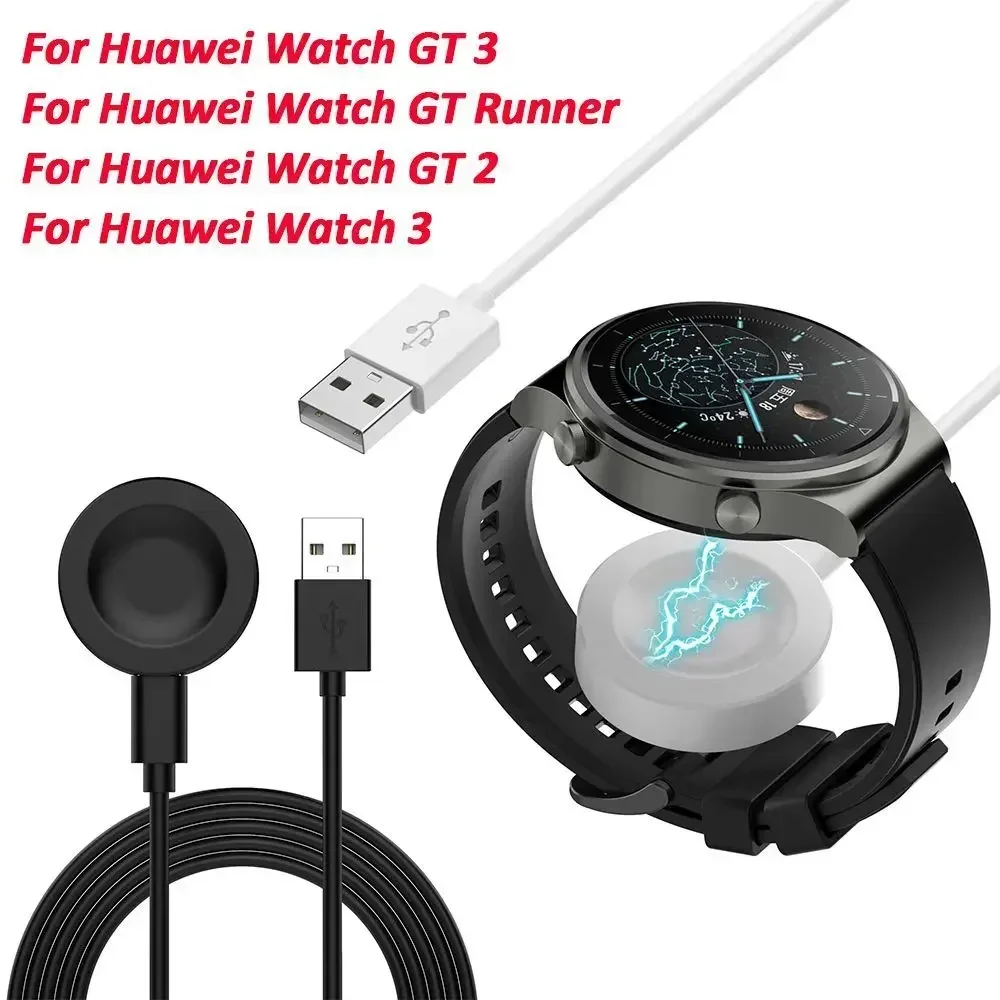 For Huawei Watch 3 4/GT 3 Pro USB Cable Charging Magnetic Charger for GT Cyber GT2 Pro/GT3/GT Runner/watch D