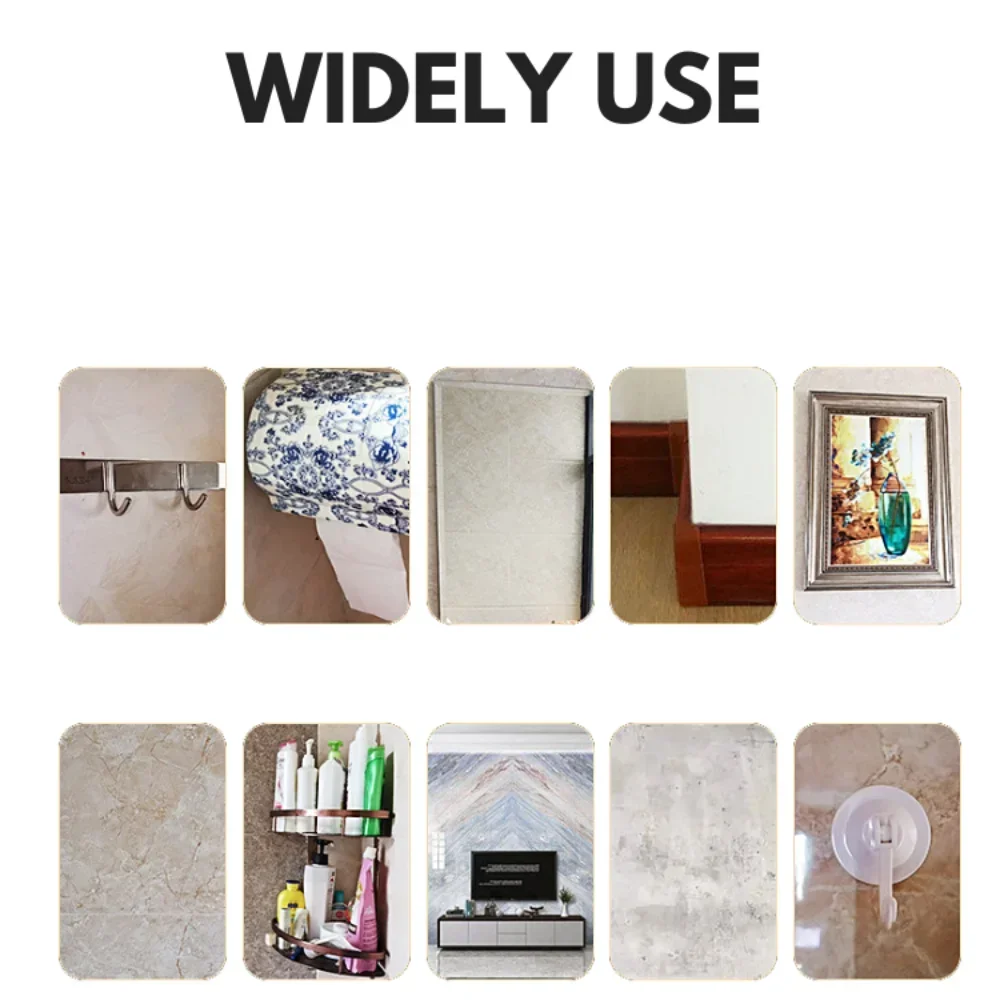 Pegamento blanco multifuncional para el hogar, 3/6/12 piezas, 12ML, sin uñas, resistente al agua