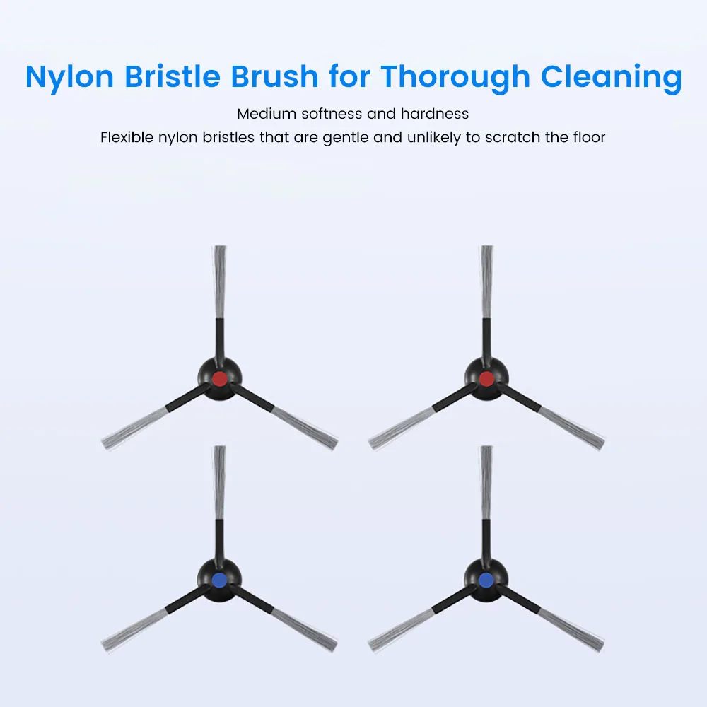 مجموعة ملحقات لـ Cobos Spirit Dust Pro/N20/Y30 Spirit Embedded Sweeper Accessories خرقة ممسحة حافة فرشاة كيس لجميع الغبار فرشاة لفة