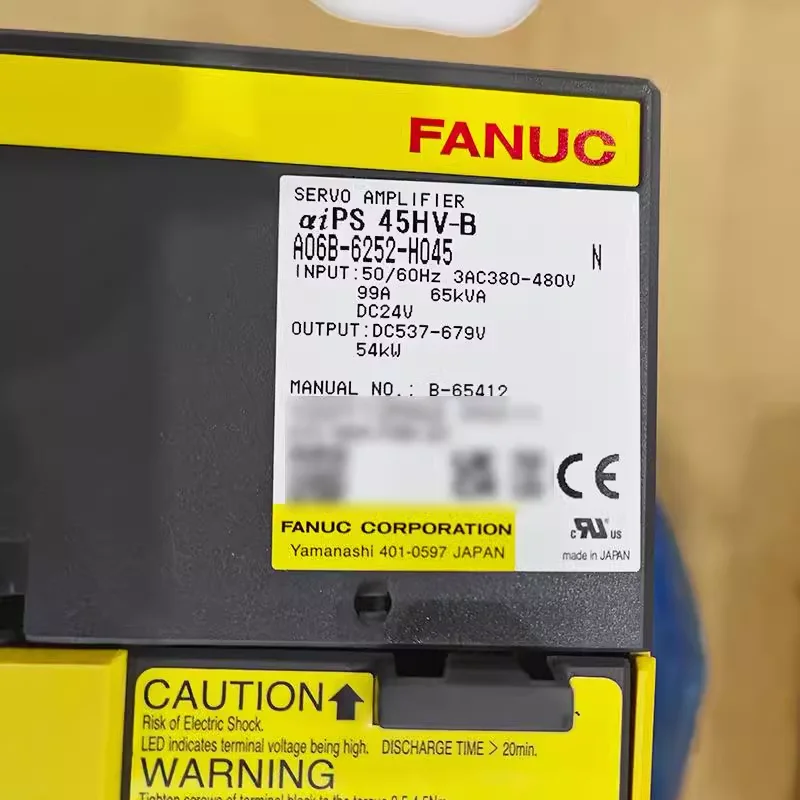 

A06B-6252-H045 New Fanuc Servo Driver IN STOCK Fast ship