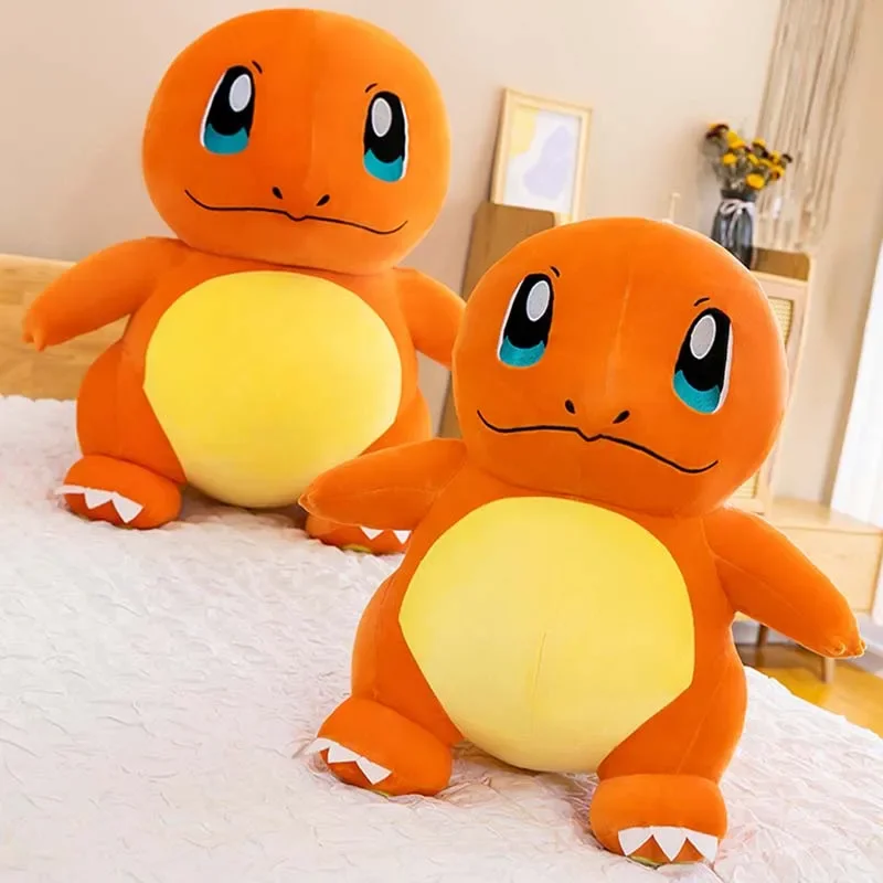 Pokemon Charmander Plush Toys Pokémon Anime Plushie Doll 25-85cm Kawaii Soft Pillow Stuffed Christmas Birthday Gift for Children