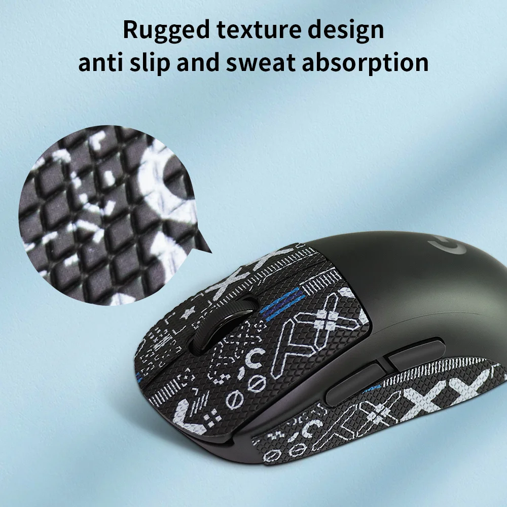 Cinta de agarre de ratón para Logitech G PRO / G PRO X, pegatina superligera, antideslizante, resistente al sudor, hecha a mano