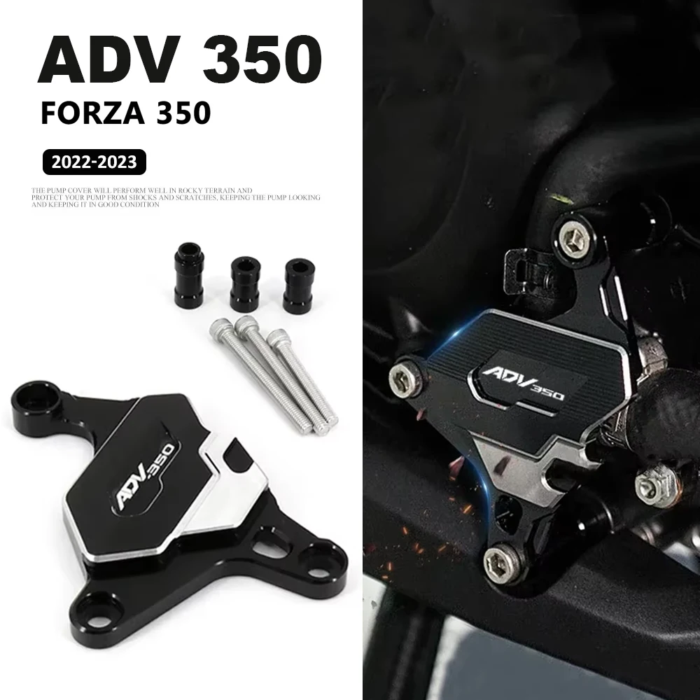 

New For HONDA ADV 350 ADV350 FORZA Forza 350 Forza350 2022 2023 Water Pump Cover Guard Protector Accessories Aluminum