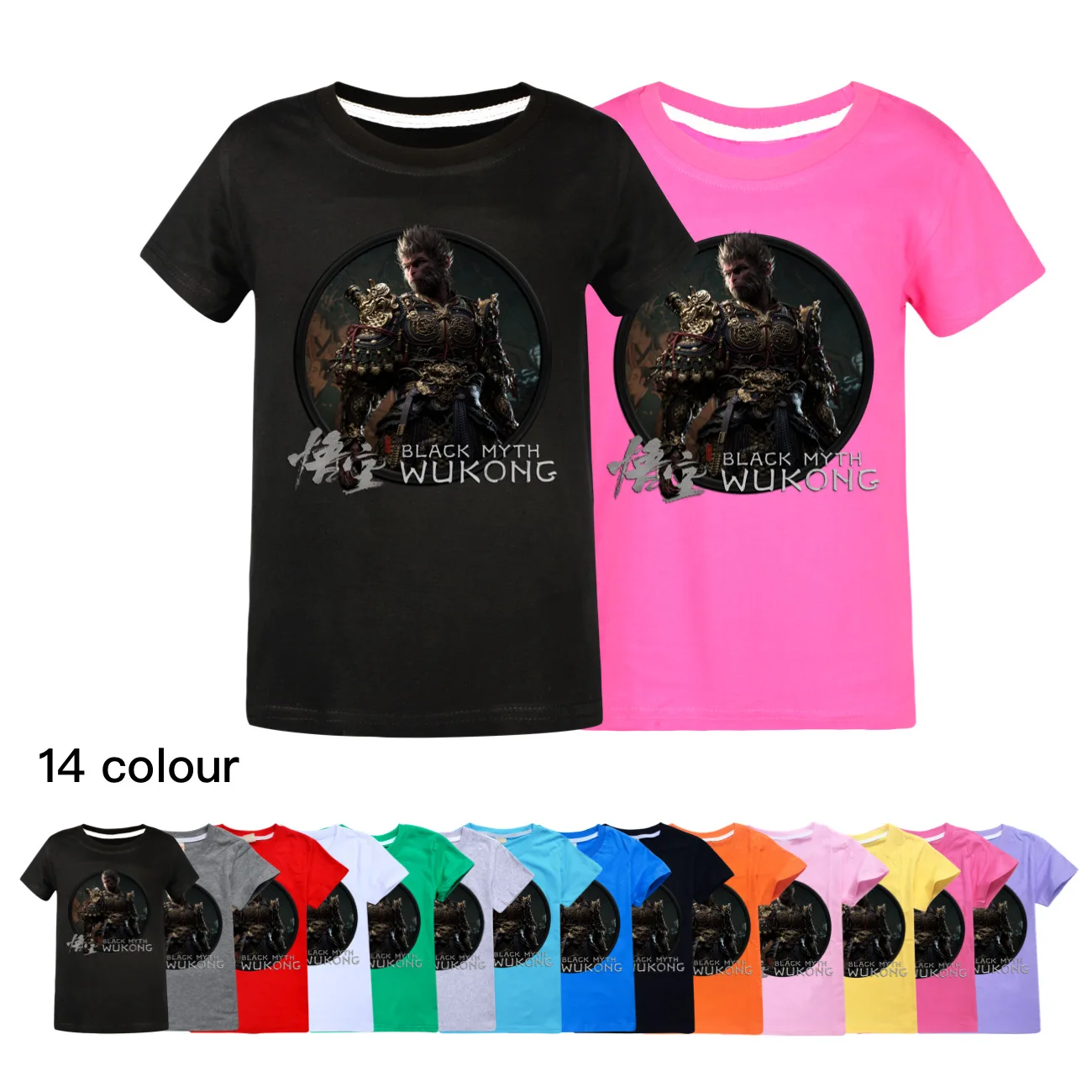 New Arrival Role Playing Game 3D Print Black Myth Wukong Kids T-shirt Fashion Boys Girls Short sleeve Top Children's Pullover