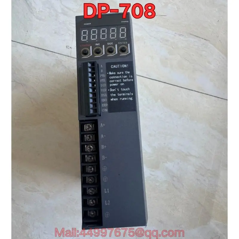 

econd-hand DP-708 stepper driver function test is normal
