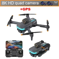 New P14 RC Drone Pro fessional 8K HD GPS ESC Camera Obstacle Avoidance Aerial Photography Optical Flow Foldable Quadcopter Toys