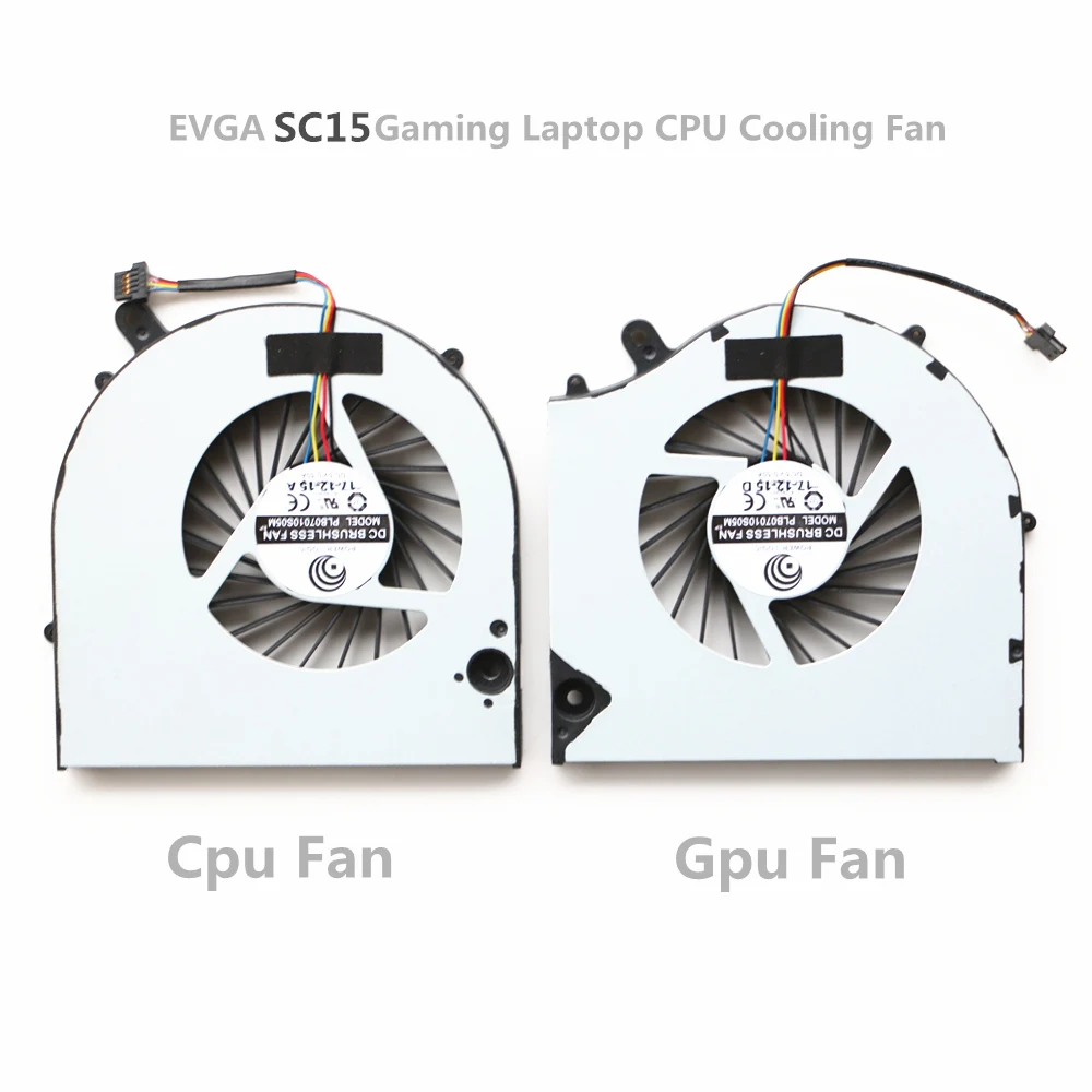 Laptop CPU Cooler Fan For EVGA SC15 Gaming Laptop CPU GPU Cooling Fan