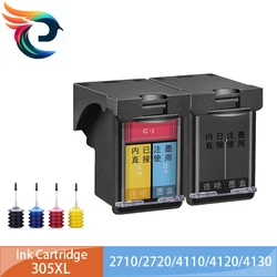 305XL Refillable Ink Cartridge for HP305 DeskJet 2710 2720 2721 2722 4110 4120 4130 4140 4152 ENVY 6010 6020 6030 6420 1210