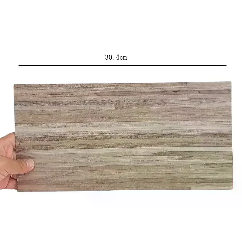 1 Piece 1:12 Doll House Furniture Wall Floor Decor Miniature Dollhouse PVC Imitation Wood Flooring Mini Floor Boards Floor Tiles