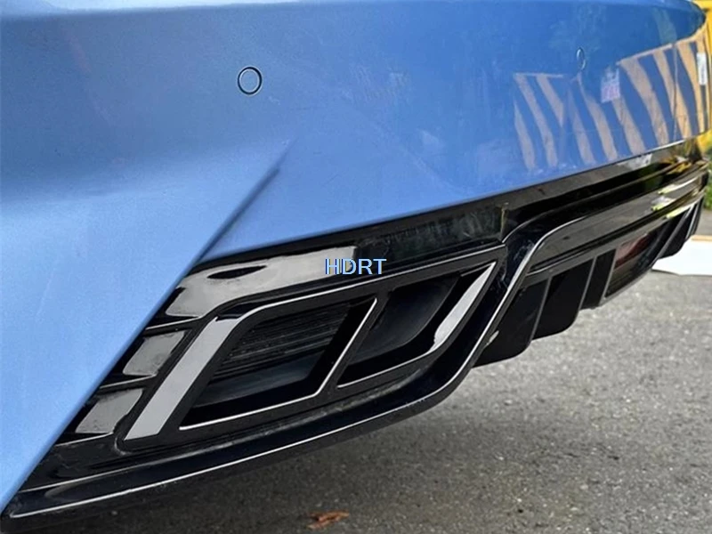 Car Styling Tail Throat Exhaust Pipe Frame Rear Surround Back Lip Cover Accessories Exterior Sticker For Chery Arrizo 8 2022 +