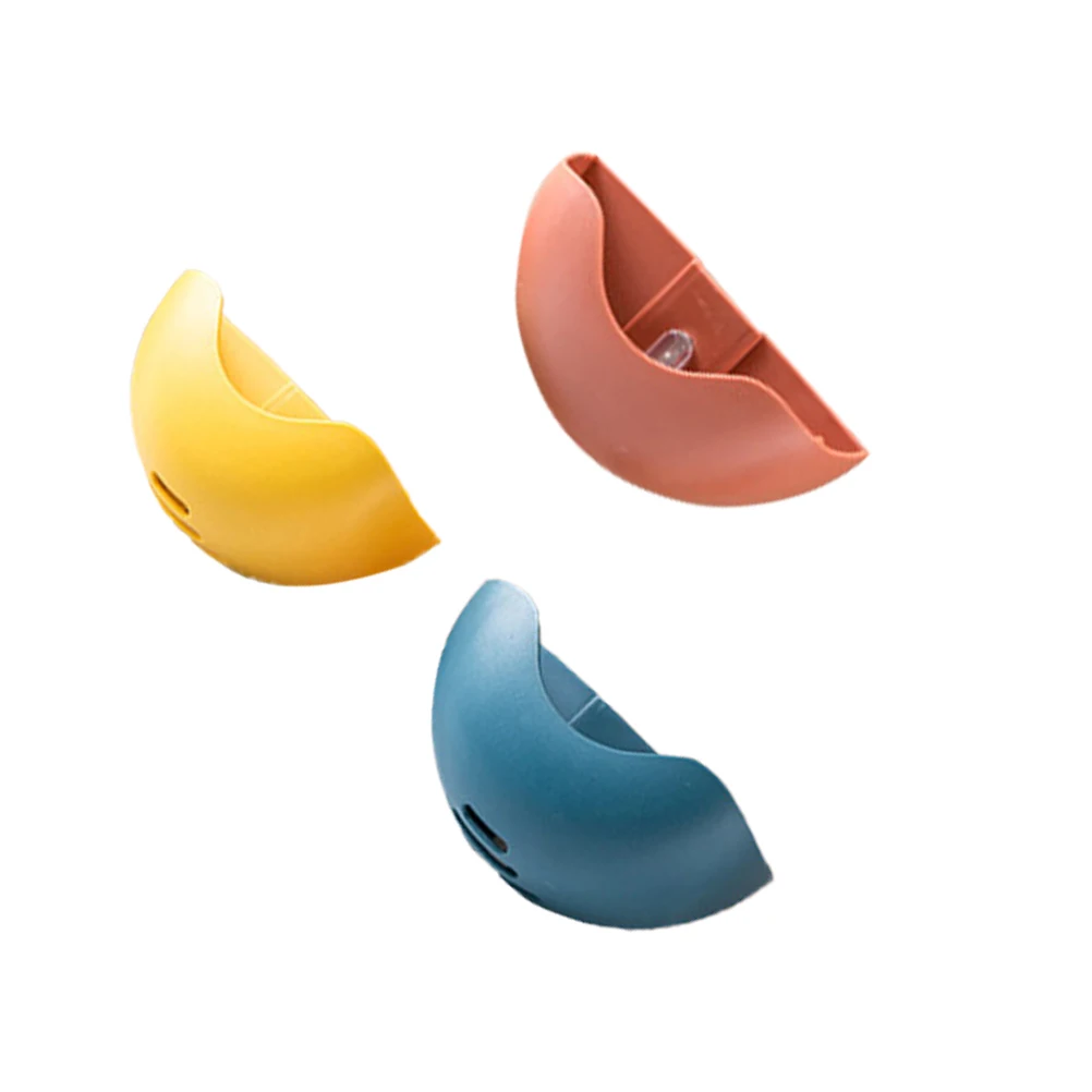 

3 PCS Soap Box Tool-free Installation Bathroom Holder Clothing Punch Design Rack Convenient Organization Tray