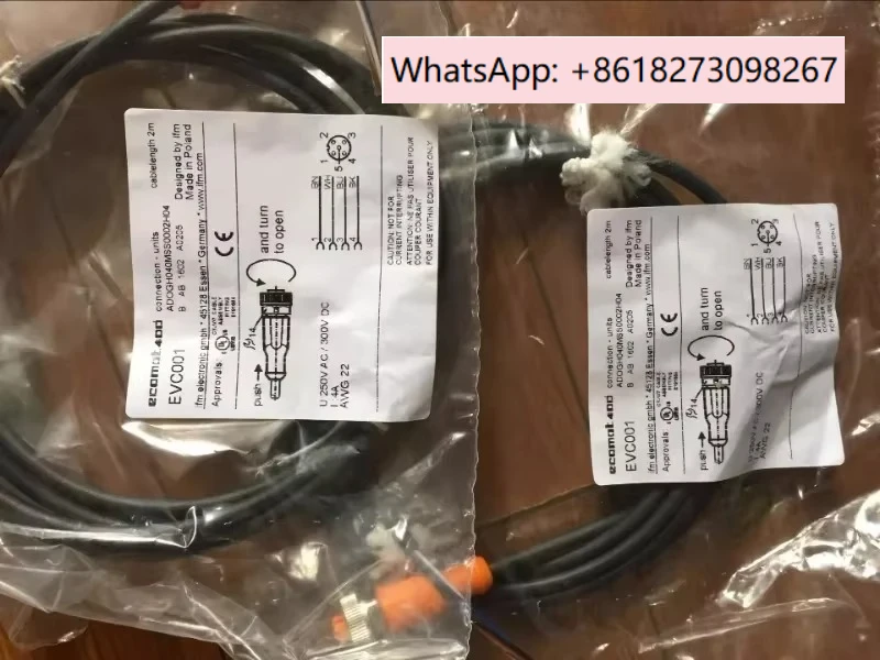 

IFM connection cable EVC004 EVC003 EVC001 EVC005 EVC002 EVC006（1PCS）