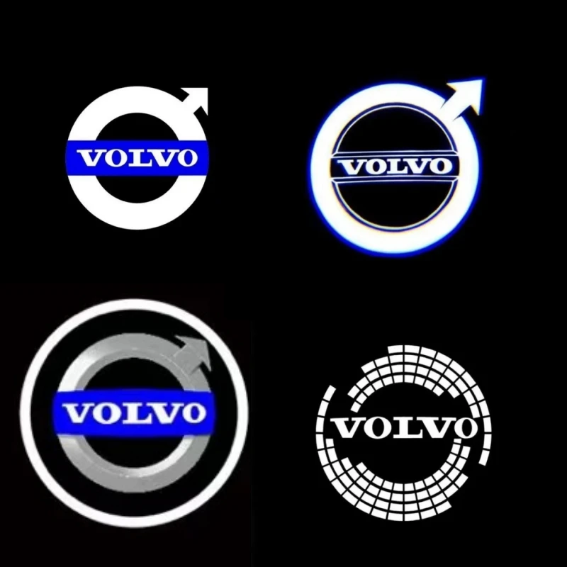 2 Stuks Auto Led Deur Welkomstlicht Voor Volvo V40 V60 V90 Xc40 Xc60 Xc90 S60 S90 Projector Logo Ghost Shadow Light Auto Accessoires