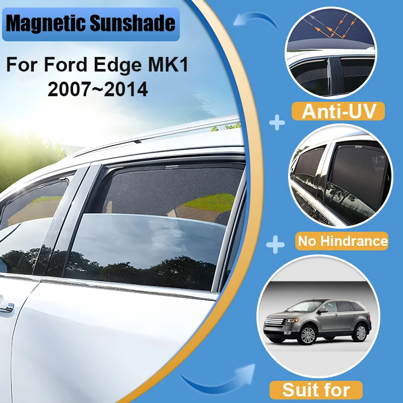 For Ford Edge MK1 U387 2008 2007-2014 Variant Car Sunproof Windshield Frame Blind Window Sun Visor Shade Anti-UV Car Accessories