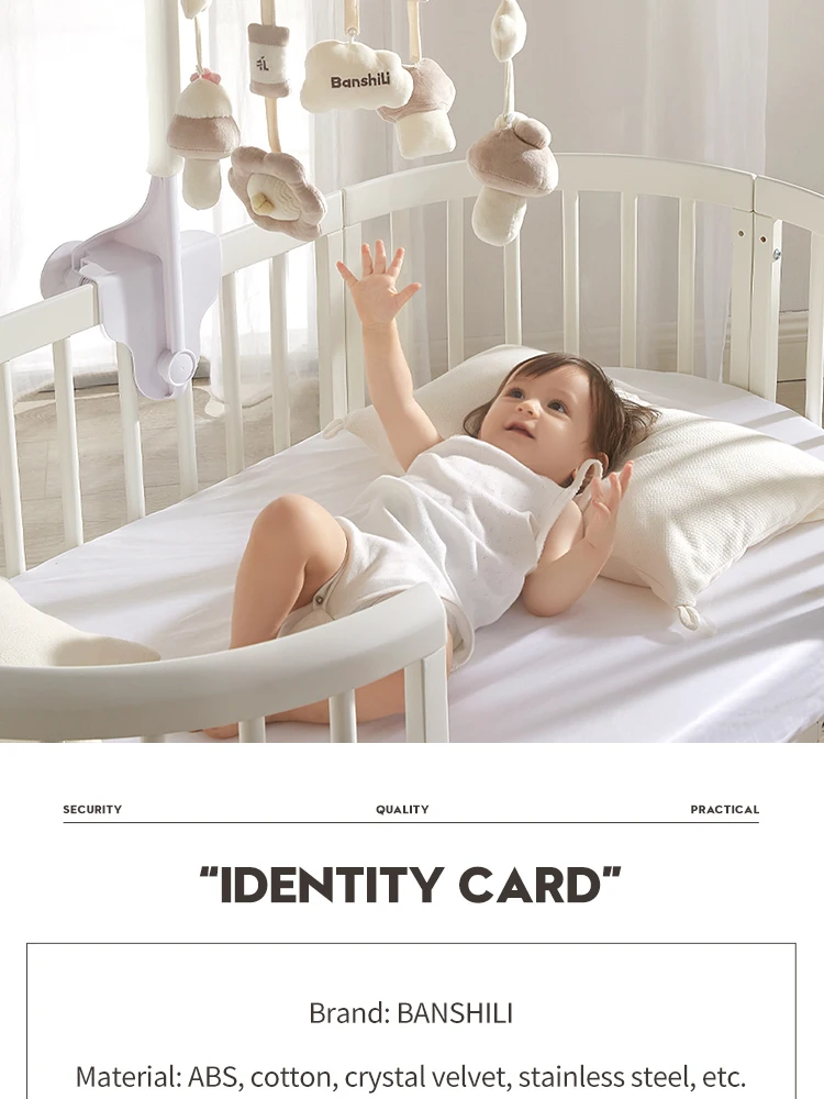 새로운 뮤지컬 아기 침대 모빌 귀여운 만화 디자인 아기 기분을 진정시켜주는 유니섹스 장난감 유아용 침대용