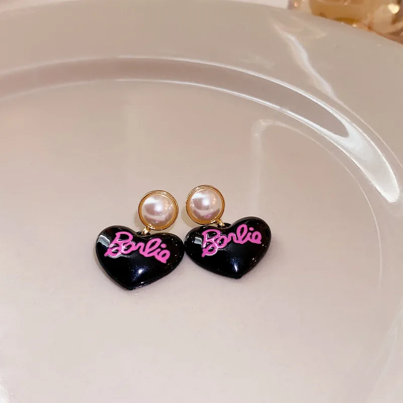 2024 Fashion Barbie Studs Love Letters Sweet Cool Style Lady Personality Studs Design Sense Jewelry Party Accessories Girl Gift