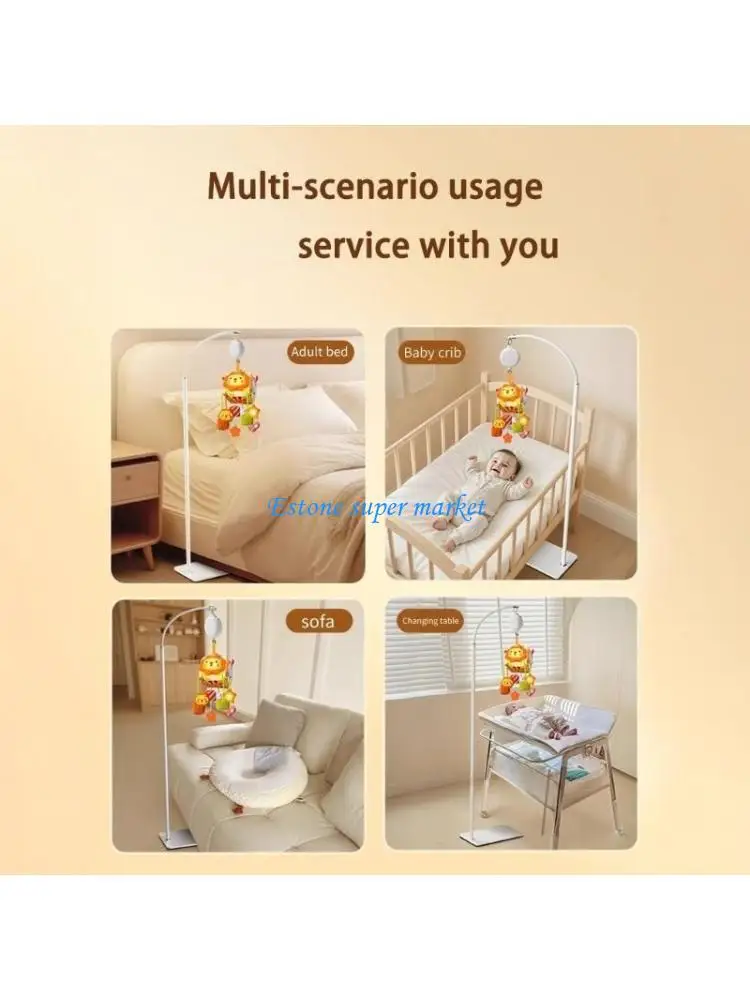 090B Baby Crib Mobile Holder Baby Bed Bells Holder Removable Crib Mobile Arm