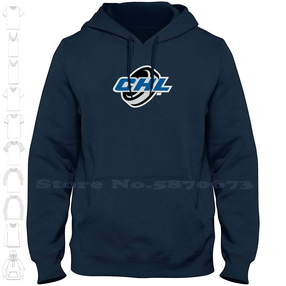 Central Hockey League (CHL) logo Casual Clothing Sweatshirt Printed Logo 100% Cotton Hoodie