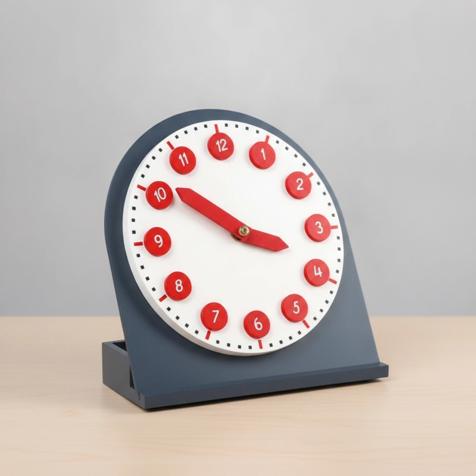 Child-Led Time-Learning Aid Color-Coded Hands-on Clock Learning Aid Educational Toy Versatile for Preschoolers