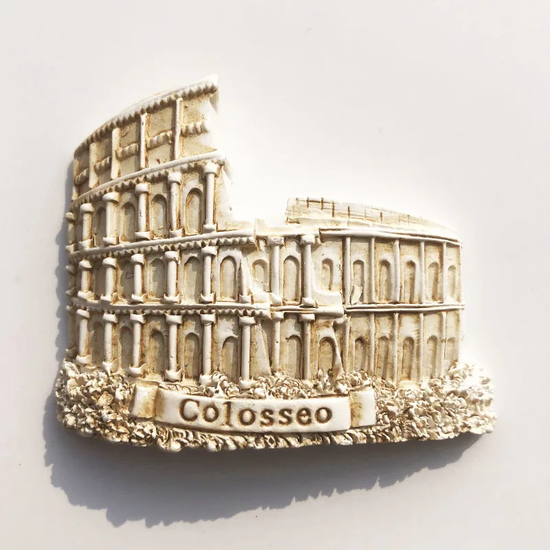 

Rome Colosseum Refrigerator Magnet Personalized Creative Travel Italy Attraction 3D Magnetic Souvenir