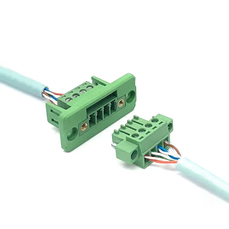 1Sets 15EDGWC Pitch 3.81mm 2P/3P/4P/5P/6P/8P/9P Pluggable Terminal Block Connector JM15EDGKM 3.81mm Pitch