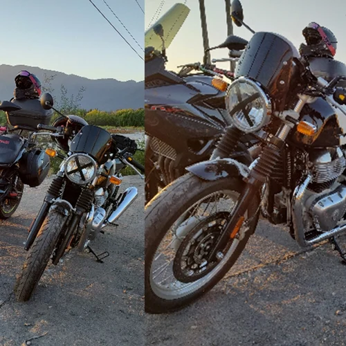 Imagen 2 del producto Parabrisas Retro para coche, Deflector de viento para Royal Enfield Continental GT 650, 535, 350, GT650, GT350, 650GT