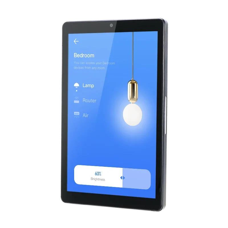 YC-SM08P 8-Inch Android 13 Smart Tablet PC Plastic Home Assistant Quad Core Wall Mount POE Support 2GB Memory