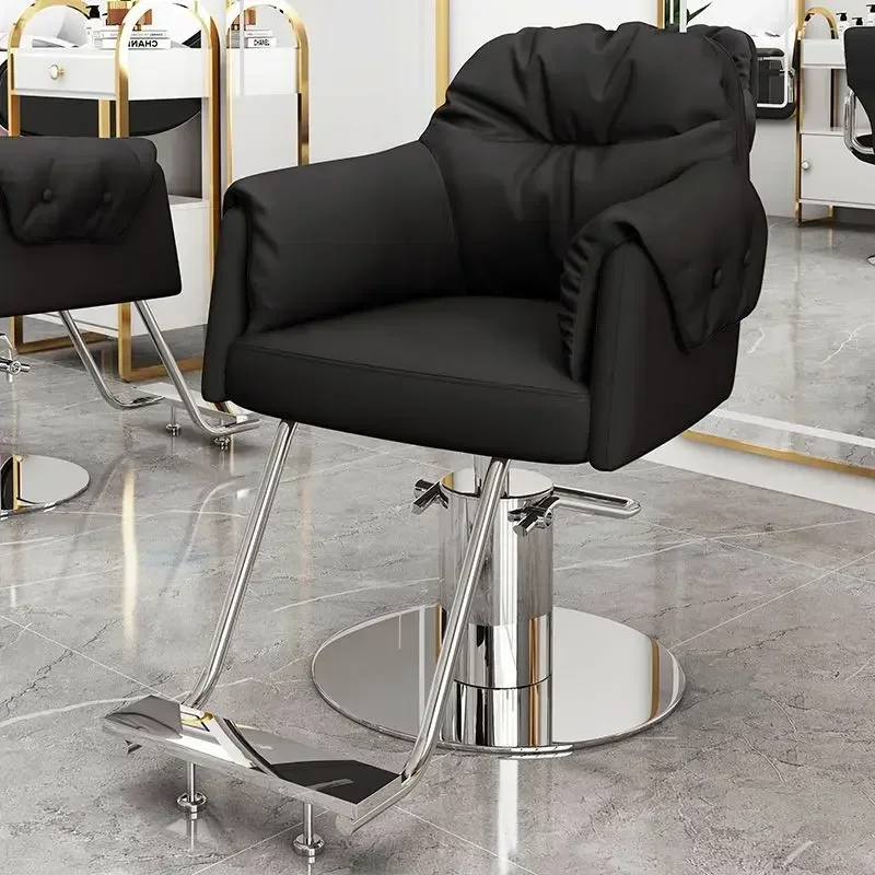 Furniture Business Rotating Stool Salon Chair Hair Cutting Stylist Professional Aesthetic Hairdressers Silla Barbero Men Shaving