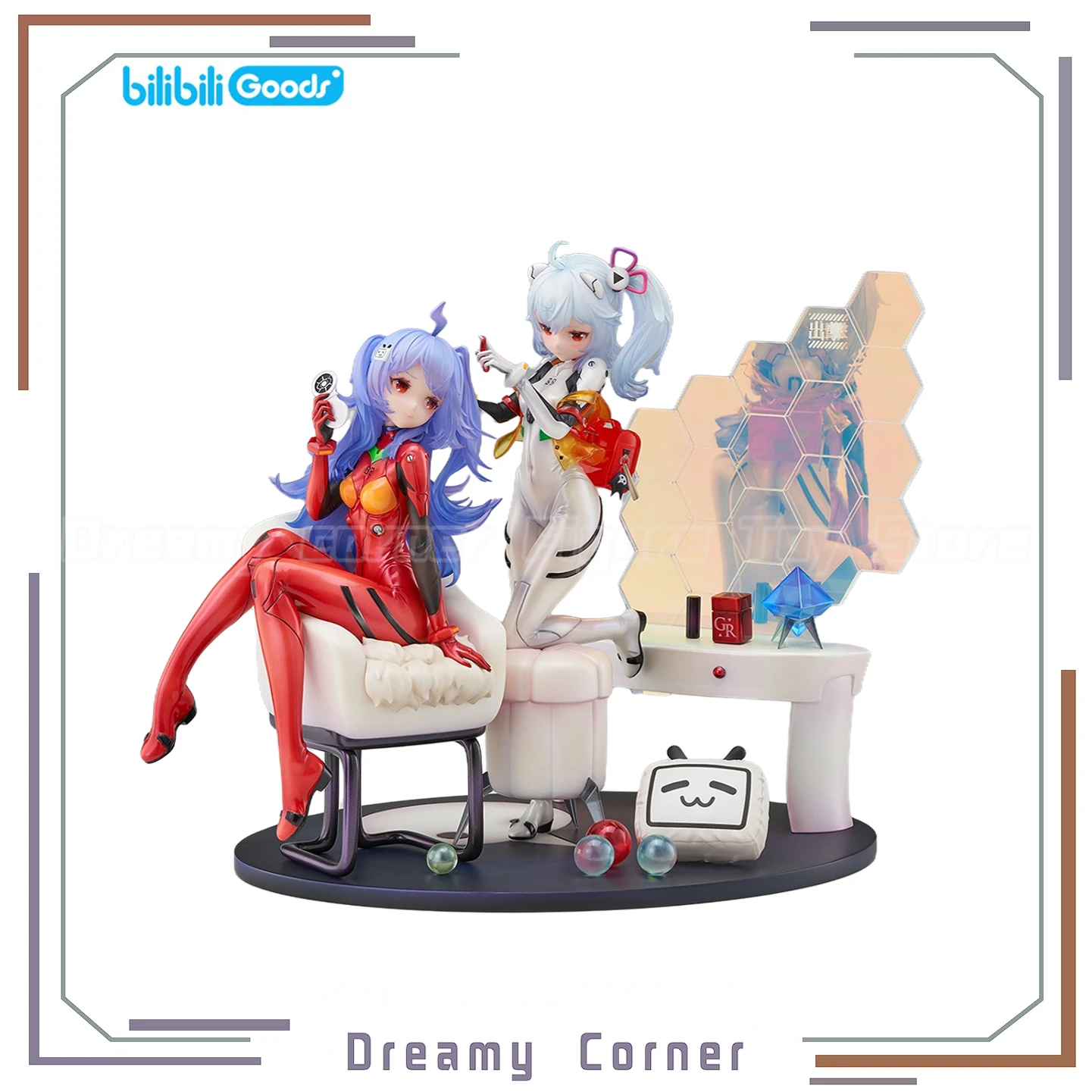 

【In Stock】Original BilibiliGoods EVA Bilibili-22 Bilibili-33 2PCS 1/8 Scale Figure Model Ornament