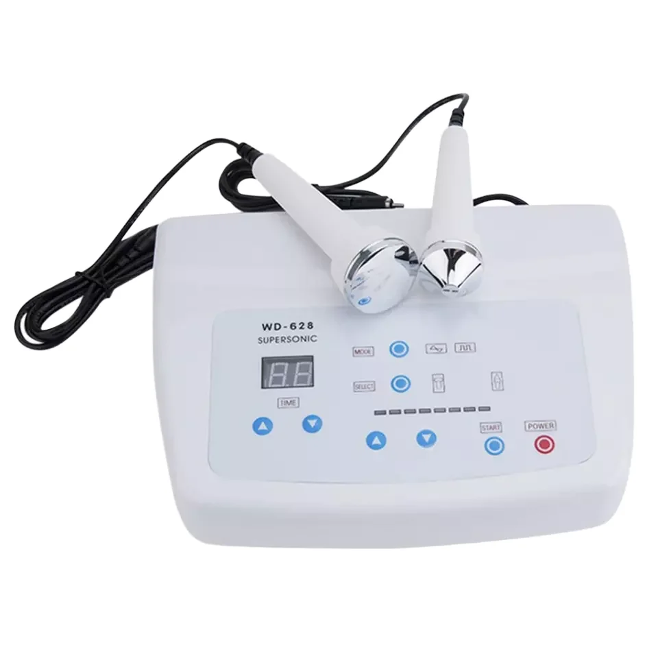 

Factory 1Mhz Ultrasound Ultrasonic Facial Massager Lifting Rejuvenation Tightness Machine EU/UK US/UK Option for Facelift