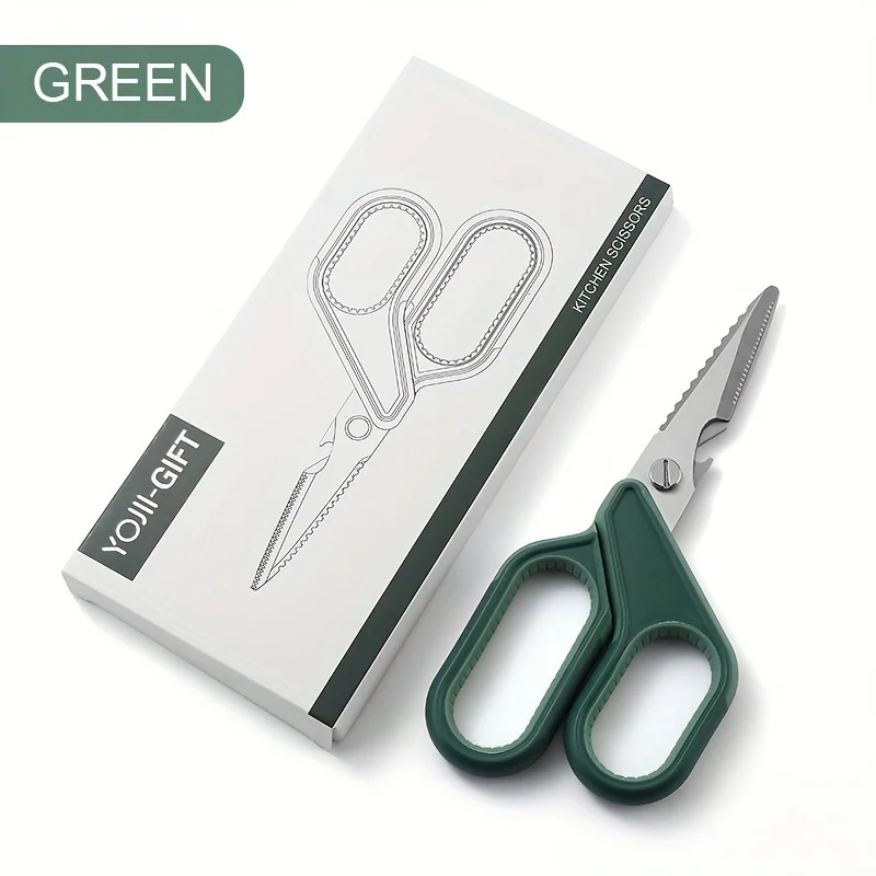 1Pc, Kitchen All Purpose Heavy Duty Meat Poultry Shears, Dishwasher Safe Food Cooking Stainless Steel Utility Scissors