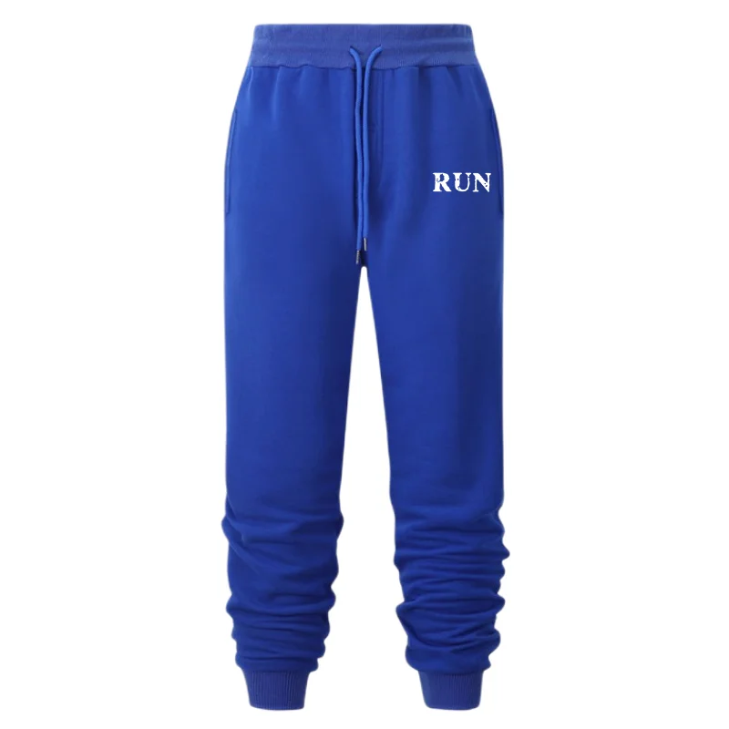 

Autumn winter running pants, men's running pants, drawstring casual fleece pants, women's sports pants, fitness running pants