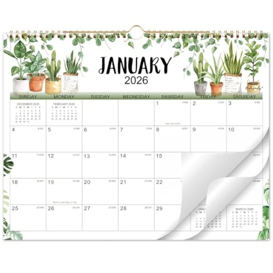 2026 Calendar 2026 Wall Calendar Jan. 2026 Dec. 2026 12Month Calendar 15