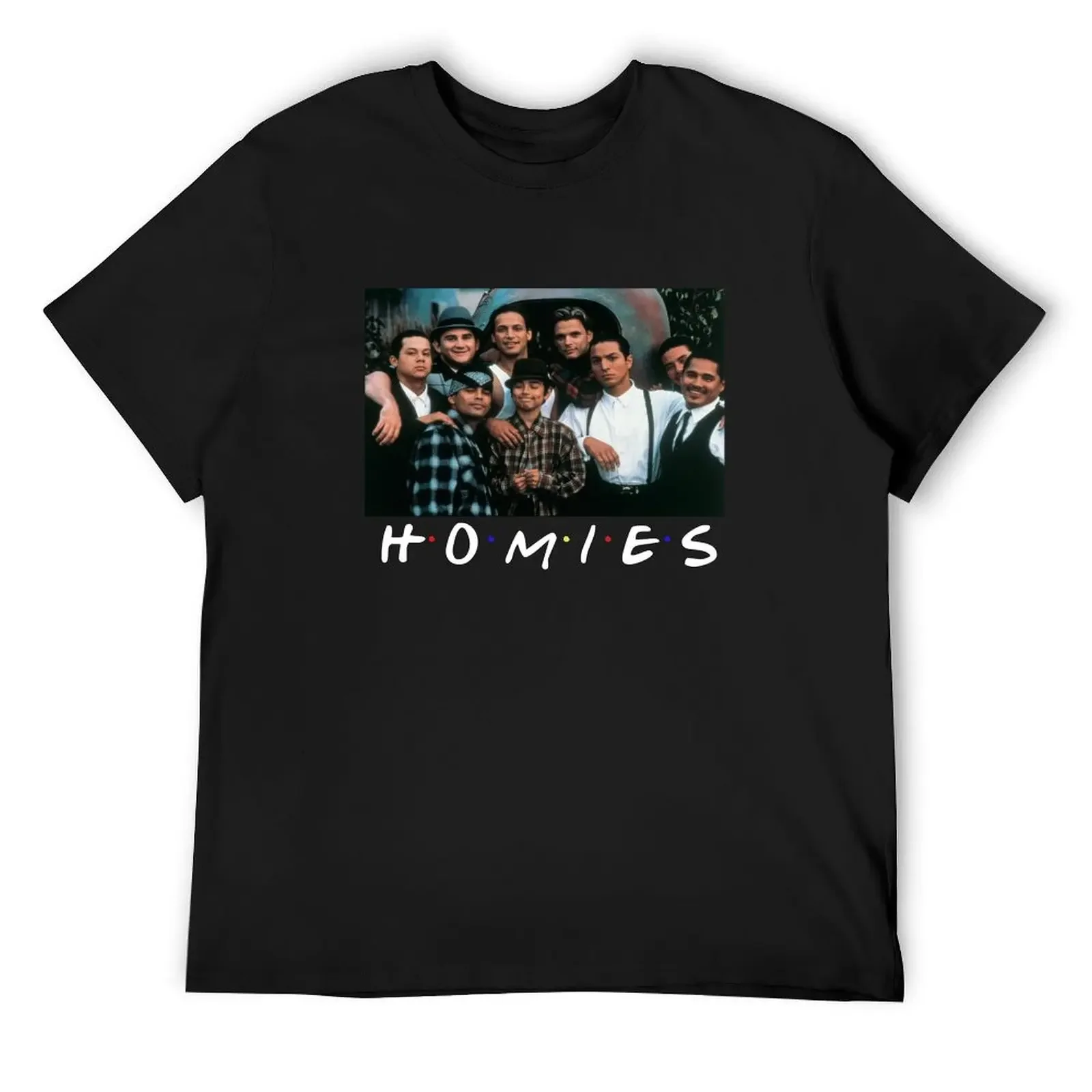 

blood in blood out homies friends T-Shirt anime figures Aesthetic clothing mens graphic t-shirts big and tall