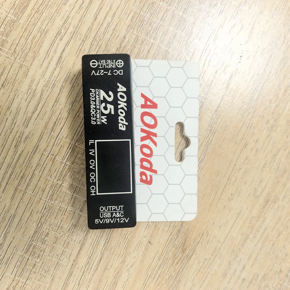 AOKoda XT60 to PD3.0 Lipo Battery Quick Charger Overload protection short circuit protection For Smartphone Tablet PC DIY Part
