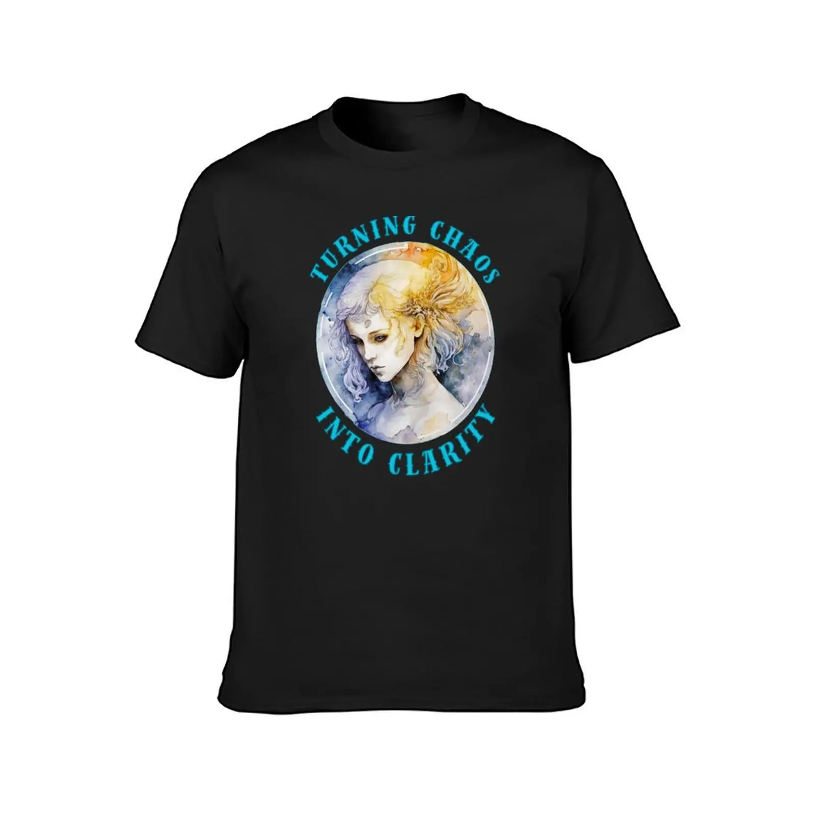 Turning Chaos Into Clarity. zodiac virgo T-Shirt anime clothes plus sizes quick drying mens graphic t-shirts anime