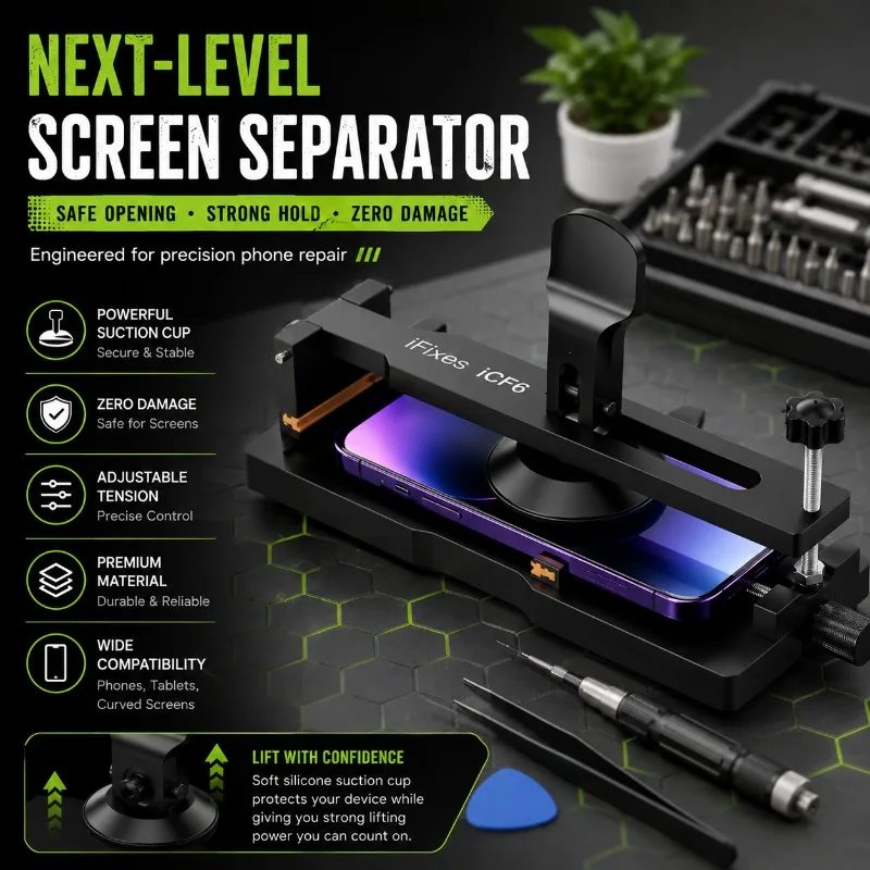 

Universal iCF6 Phone Screen Separator Opener Clamp No-Heating Design for Mobile Phone LCD Repair