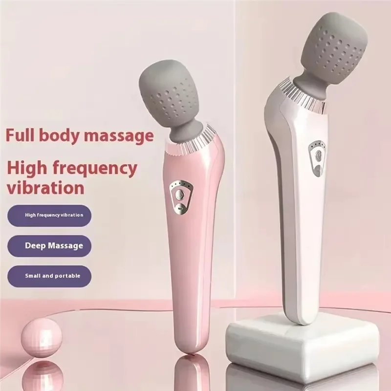 ABLE-Tragbares Handmassagegerät, USB wiederaufladbar, multifunktionales Ganzkörpermassagegerät, entspannen Sie Nacken, Rücken, Beine und Taillenmassagegerät