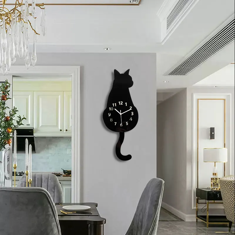 Y*-Digital Restaurant Wall Watch Living Room Luxury Modern Bedrooms Cartoon Wall Clocks Fashion Reloj De Pared Home Design