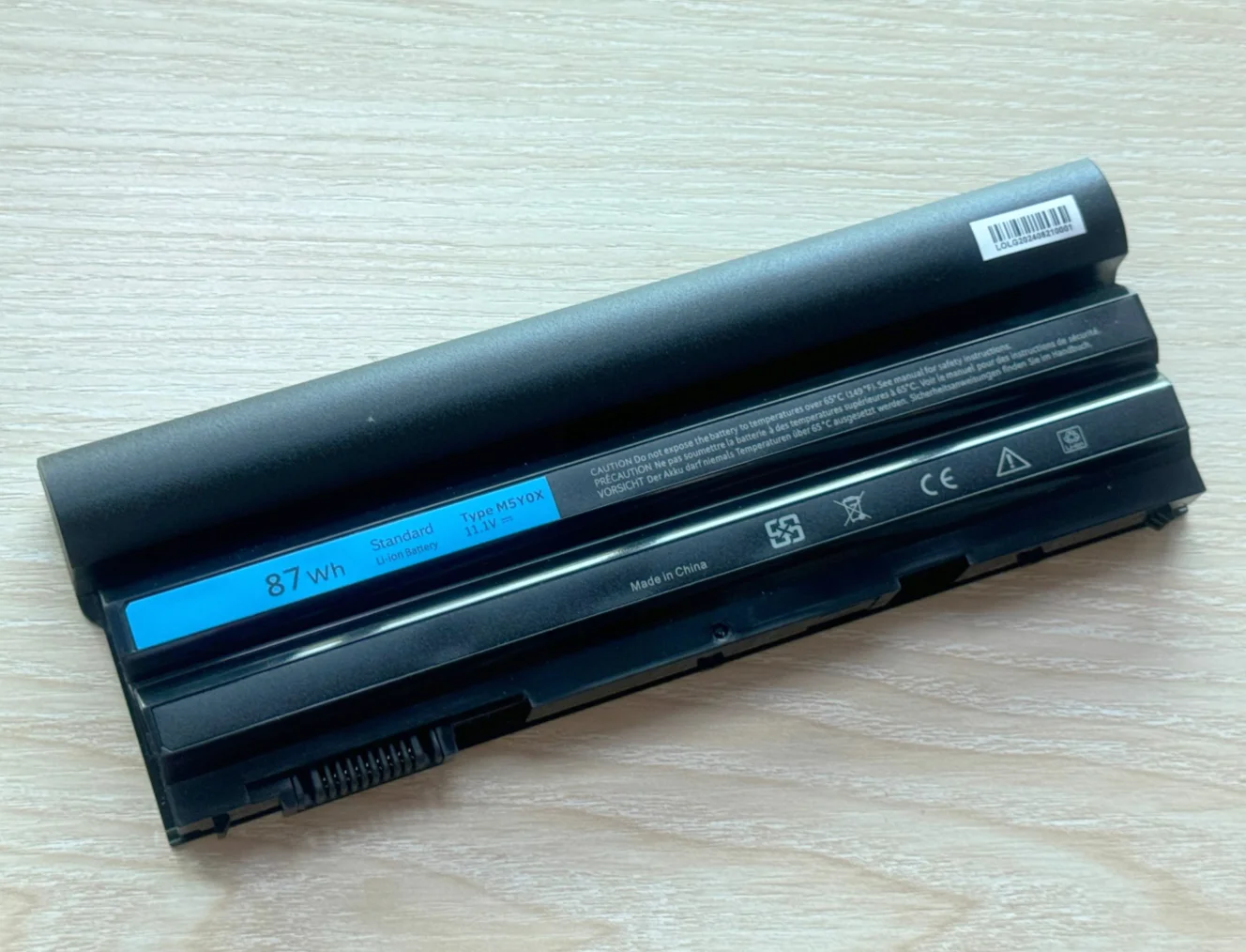 87WH 9-Cell Battery M5Y0X HCJWT NHXVW N3X1D M5YOX 71R31 FOR Dell Latitude Laptop E5420 E5520 E5430 E5530 E6420 E6430 E6520 E6440