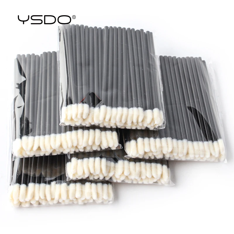 Descartável Micro Brushes Aplicadores, Ferramenta de Extensão de Cílios, Maquiagem, Rímel, Batom, Atacado, 100 Pcs, 500 Pcs, 1000Pcs