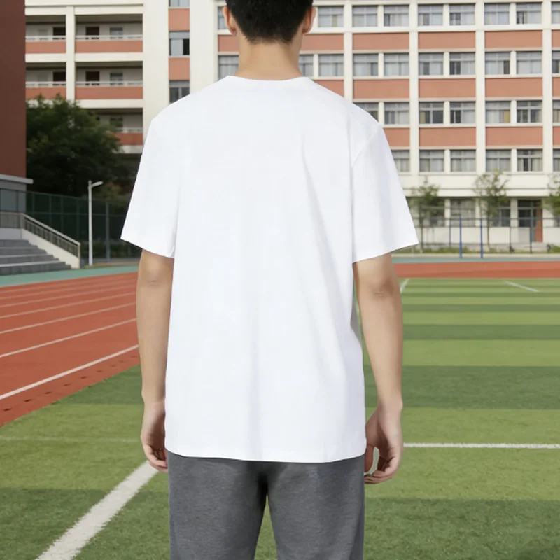 Nike Couple Short Sleeve Men Women Sports Running Fashion Trendy Round Neck Casual T Shirt Student Uniform DV9840-100 view 3