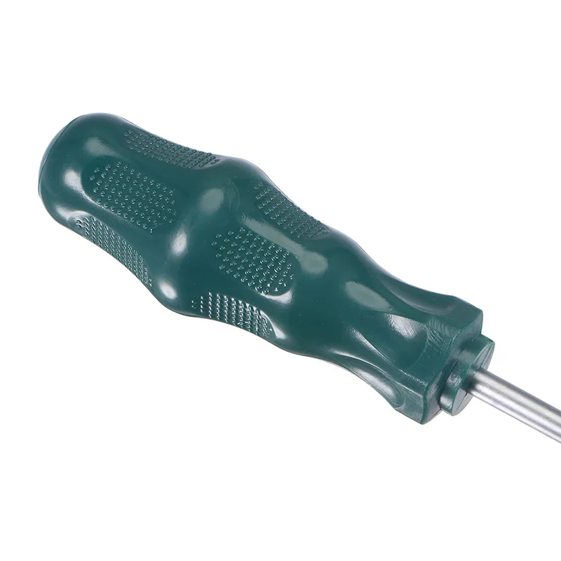 Uxcell 2 Pcs T15/T20/T25/T27/T30 Magnetic Torx Screwdriver Hand Tools 11.8" CR-V Round Shaft Green TPU Handle