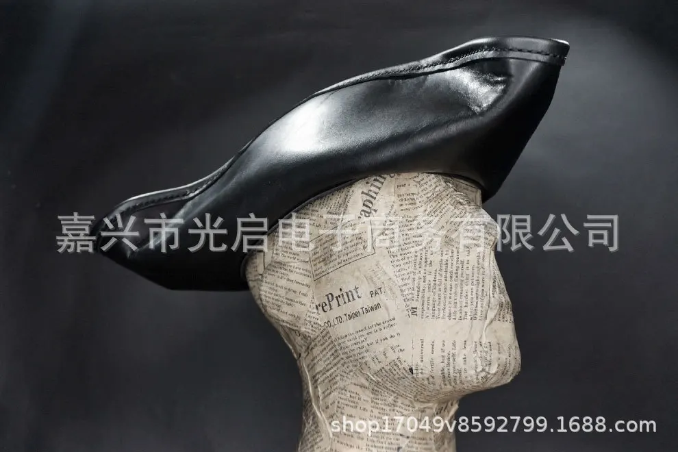 Steampunk Style Leather Hat Pirate Captain Hat Customizable Cosplay Party Props