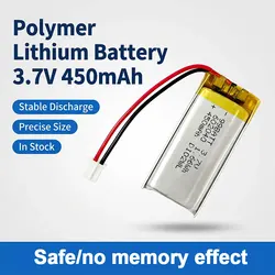 1-10pcs 3.7V 450mAh 602040 Lithium Ion Polymer Battery for Mp3 DVD GPS Recorder Bluetooth Audio Headset 062040 Li Po Batteries