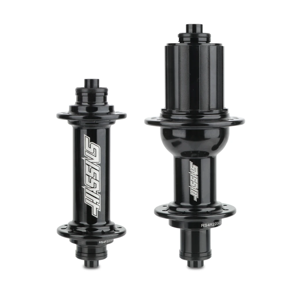 

HASSNS PS4 Bearing Hub 24H Disc Brake Freehub Rear Cube Speed Hub 8-12S Road Bike