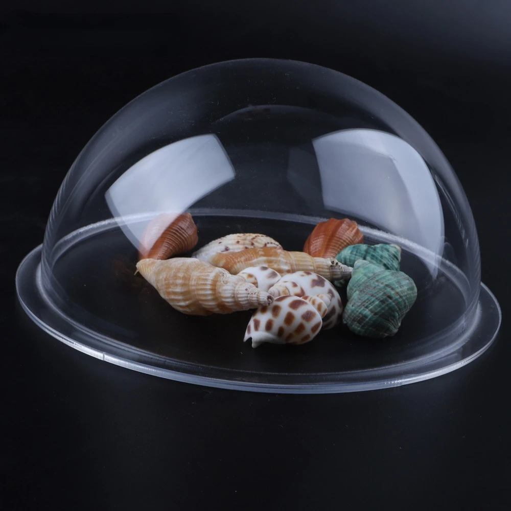 HinMade 2 polegadas cor clara CCTV cúpula de vidro de alta transmissão de luz anti-envelhecimento Câmera Dome Capa PC material interno e externo