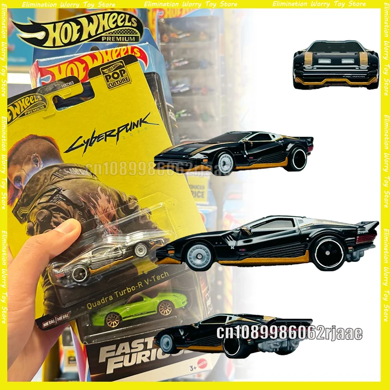 Hot Wheels Cyberpunk Car HXD63-M Pop Culture The Nightmare Before Christmas Airwolf Batman Batmobile Peanuts Snoopy Car Model