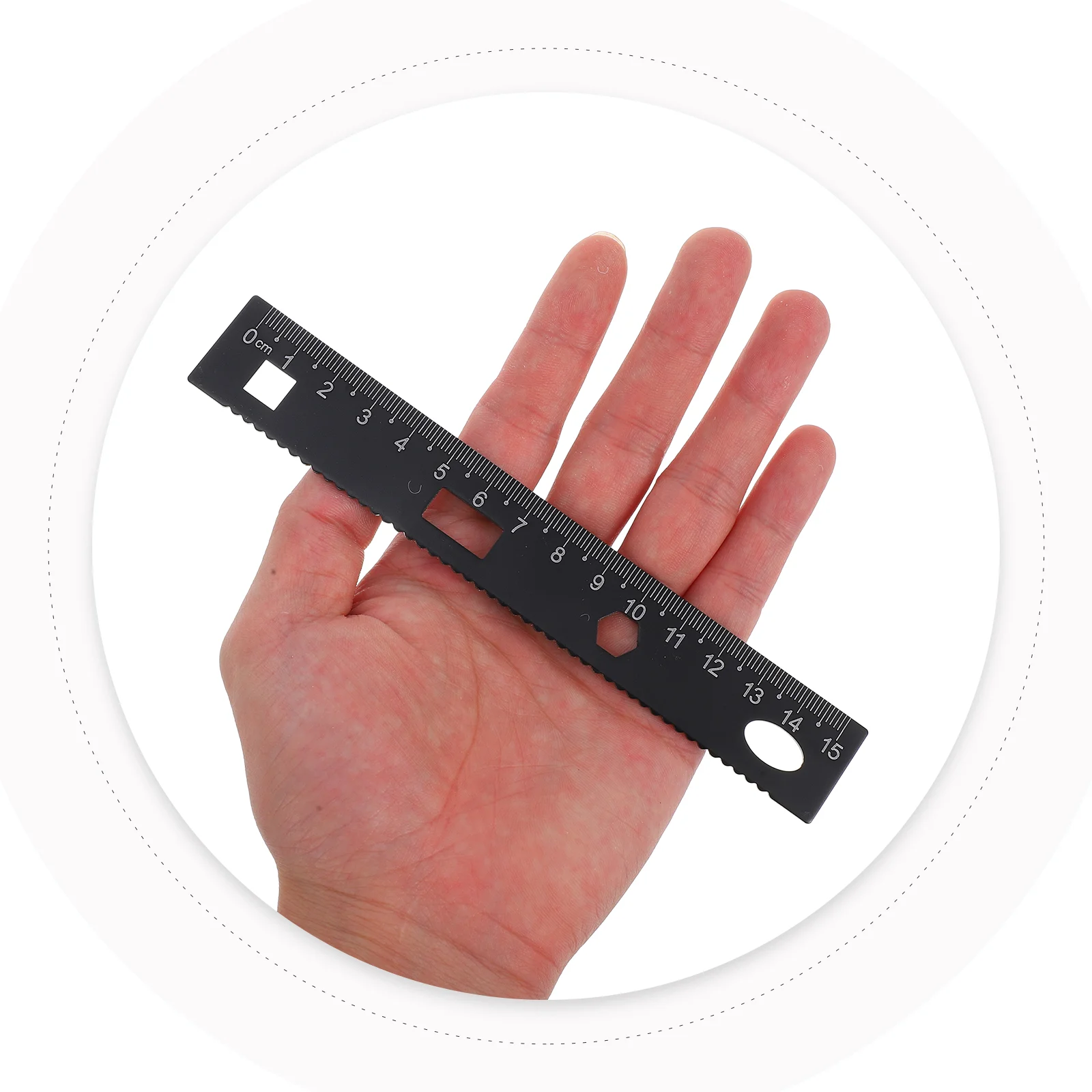 Stationary for Kids Ruler Protractor Triangle Plate Suite Stainless Steel Office Child