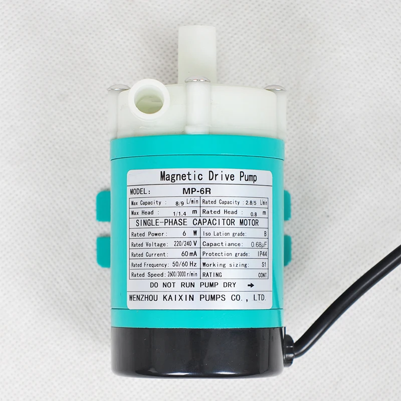 Magnetgetriebene Wasserpumpe 6R, Brauerei-Bierbrau-System 220V, Würz- und Flüssigkeitstransfer für Heimbrauer mit 14mm Anschlussrohr – Detail 2